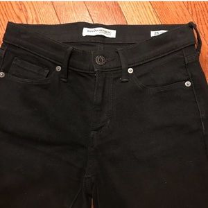 Banana republic size 25 skinny black jeans